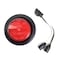 Truck-Lite Led, Red Round, 2 Diode, Marker Clearance Light, P3, Black Pvc Grommet Mount Forget M/C,  30050R3 - alternate 5